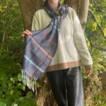 Thumbnail image for Oban Fala Navy Cashmere Scarf