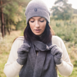 Thumbnail image for Ladies Cashmere Mid Grey Gloves