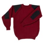 Thumbnail image for Mens Claret Fishermans Rib Cashmere Sweater