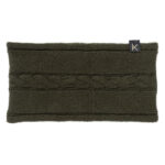 Thumbnail image for Military Green Cashmere Cable Headband