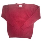 Thumbnail image for Mens Claret Crew Neck Cashmere Sweater