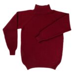 Thumbnail image for Mens Claret Moss Stitch Turtle Neck Cashmere Sweater